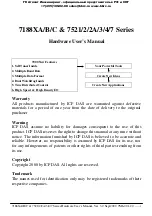 Preview for 1 page of ICP DAS USA 7188XA User Manual