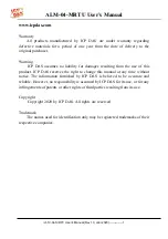 Preview for 1 page of ICP DAS USA ALM-04-MRTU User Manual