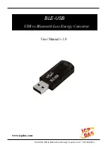 ICP DAS USA BLE-USB User Manual preview