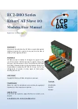 ICP DAS USA EC2-DIO Series User Manual preview