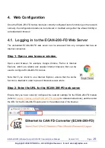 Preview for 20 page of ICP DAS USA ECAN-200-FD User Manual