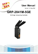 ICP DAS USA GRP-2841M-5GE User Manual preview