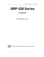 ICP DAS USA GRP-520 User Manual preview