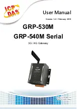 ICP DAS USA GRP-540M Series User Manual preview