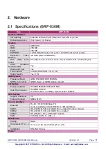 Preview for 8 page of ICP DAS USA GRP-540M Series User Manual