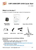 ICP DAS USA GRP-540M Quick Start Manual preview