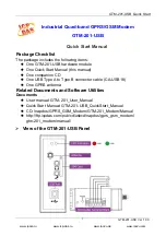 ICP DAS USA GTM-201-USB Quick Start Manual preview