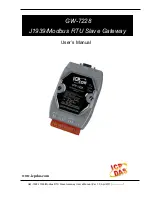 ICP DAS USA GW-7228 User Manual preview