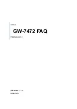 Предварительный просмотр 1 страницы ICP DAS USA GW-7472 Faq