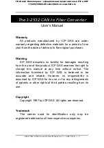 ICP DAS USA I-2532 User Manual preview