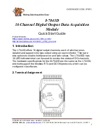 Preview for 1 page of ICP DAS USA I-7043D Quick Start Manual