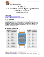 Preview for 1 page of ICP DAS USA I-7053 FG Quick Start Manual