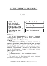 Предварительный просмотр 1 страницы ICP DAS USA I-7083 User Manual