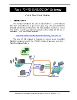 ICP DAS USA i-7241D Quick Start User Manual preview