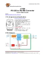 Preview for 1 page of ICP DAS USA I-7520 Quick Start Manual