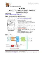 ICP DAS USA I-7520A Quick Start Manual preview