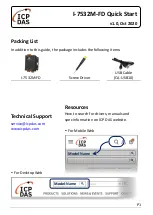 Preview for 1 page of ICP DAS USA I-7532M-FD Quick Start Manual