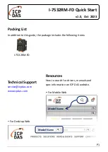 ICP DAS USA I-7532RM-FD Quick Start Manual preview