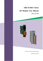 ICP DAS USA I-8017 Series User Manual preview