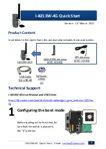 Preview for 1 page of ICP DAS USA I-8213W-4G Quick Start