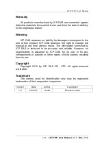 Preview for 2 page of ICP DAS USA I-87211W User Manual