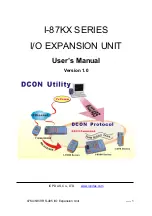 Preview for 1 page of ICP DAS USA I-87K Series User Manual