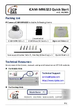 ICP DAS USA iCAM-MR6322 Quick Start Manual preview