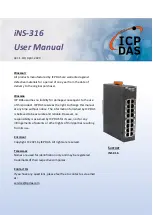 ICP DAS USA iNS-316 User Manual предпросмотр
