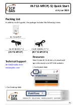 ICP DAS USA IR-712-MTCP Quick Start Manual preview