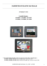 ICP DAS USA ISaGRAF VP-23W7 User Manual предпросмотр