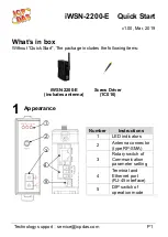 ICP DAS USA iWSN-2200-E Quick Start Manual preview