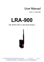 ICP DAS USA LRA-900 User Manual preview