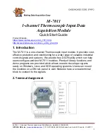 ICP DAS USA M-7011 Quick Start Manual preview