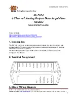 ICP DAS USA M-7024 Quick Start Manual предпросмотр