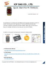 ICP DAS USA M-7046 Quick Start Manual preview