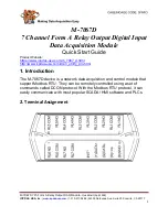 ICP DAS USA M-7067D Quick Start Manual preview