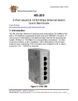 Preview for 1 page of ICP DAS USA NS-205 Quick Start Manual