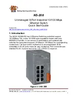 ICP DAS USA NS-208 Quick Start Manual предпросмотр