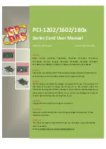 ICP DAS USA PCI-1202L User Manual preview