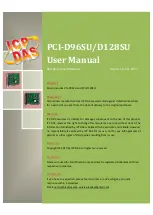 ICP DAS USA PCI-D96SU User Manual preview