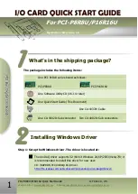 ICP DAS USA PCI-P16R16U Quick Start Manual preview