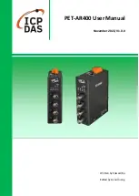 ICP DAS USA PET-AR400 User Manual предпросмотр