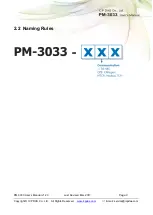 Предварительный просмотр 9 страницы ICP DAS USA PM-3033 Series User Manual