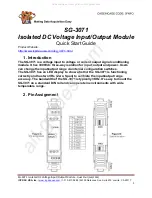 ICP DAS USA SG-3071 Quick Start Manual preview