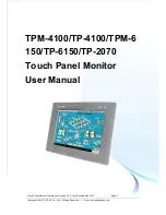 ICP DAS USA SmartView TPM-4100 User Manual preview