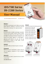 ICP DAS USA tDS-718i-D User Manual preview