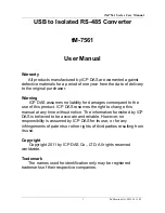 ICP DAS USA TM-7561 User Manual preview