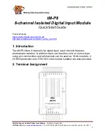 ICP DAS USA tM-P8 Quick Start Manual предпросмотр