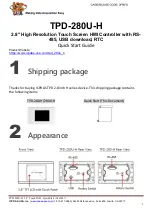 Preview for 1 page of ICP DAS USA TPD-283U-H Quick Start Manual