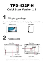 Preview for 1 page of ICP DAS USA TPD-432F-H Quick Start Manual